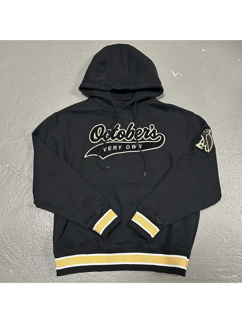 RARE Starter Team Drake OVO Octobers Very Own Black Hoodie Size XL